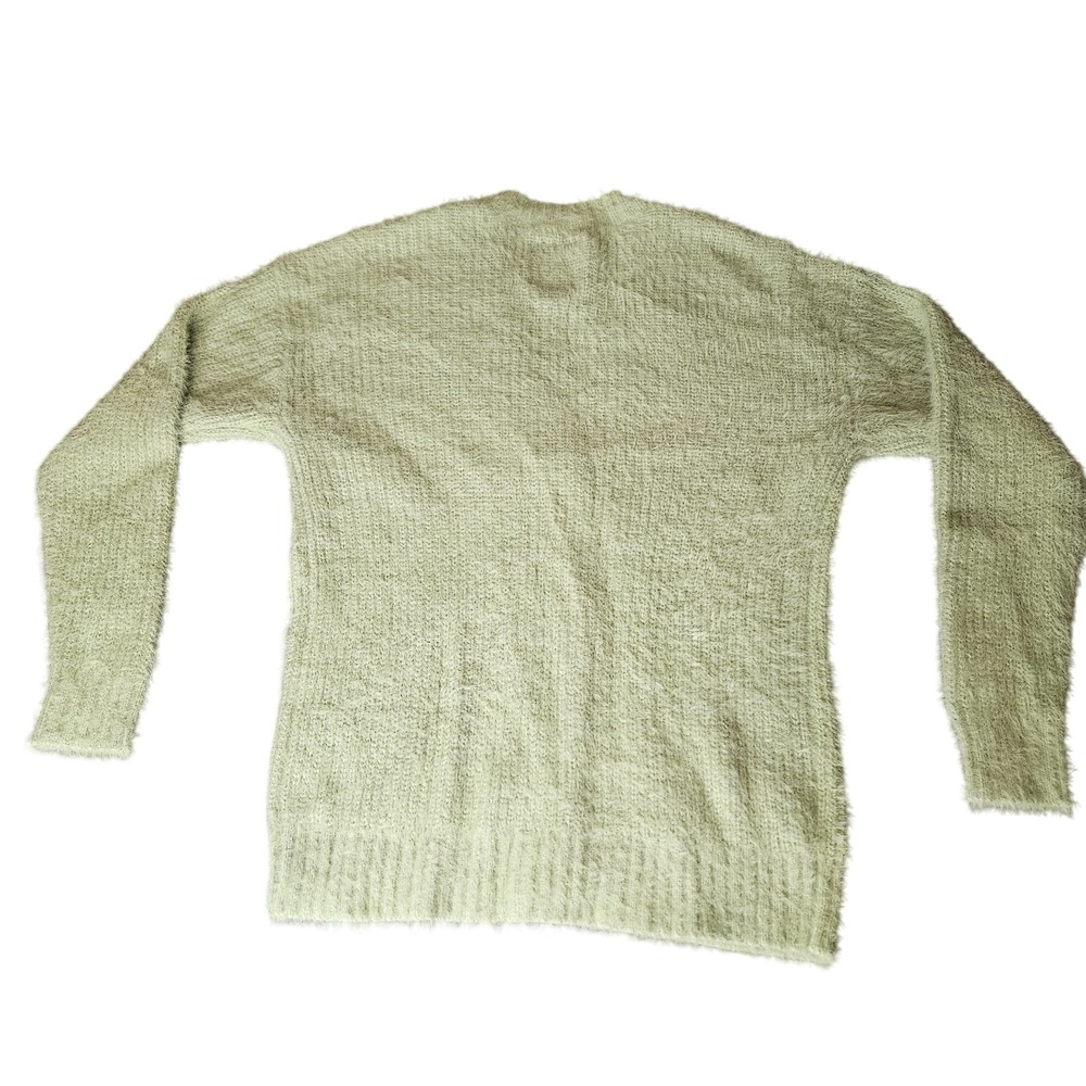 Too Foxy Y2K Green Shag Cardigan Sweater Academia Large‎ - Picture 7 of 8